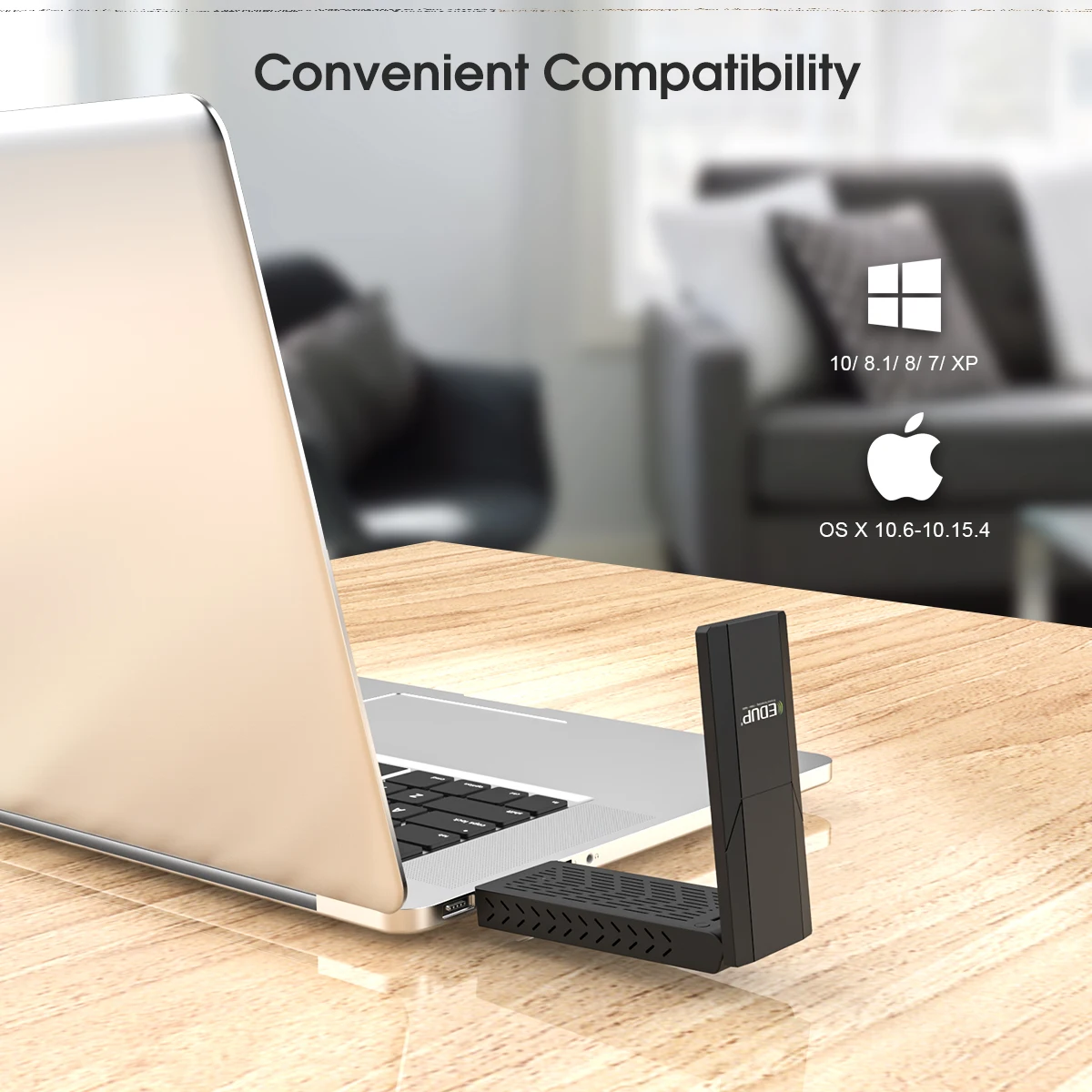 EDUP High Speed network card 1900Mbps Wireless Dongle 2.4GHz/5GHz Realtek RTL8814AU USB Wifi Adapter