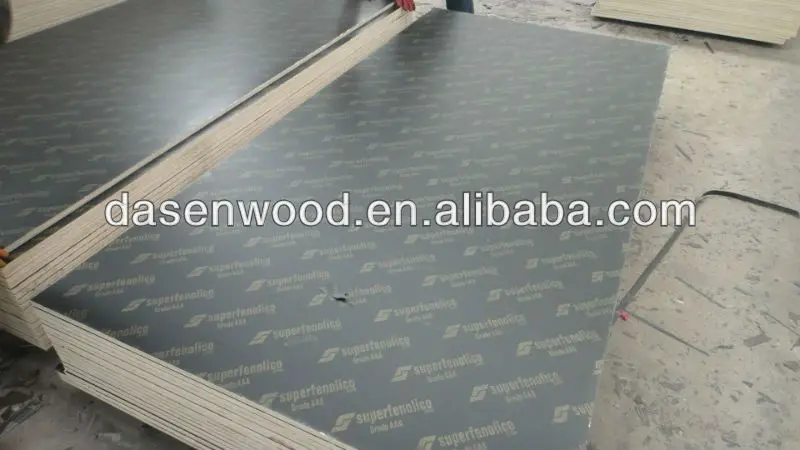 China Factory price 1220*2440mm 18mm black film faced plywood For construction sites