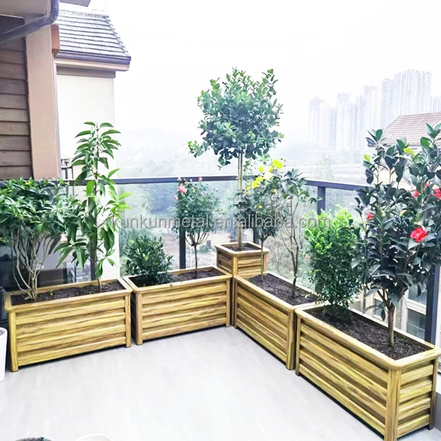 Metal Hanging Plant Pot Metal Flower Bucket Copper Flower Pot Flowerpot Assemble Aluminum Alloy Modern China Customized Green