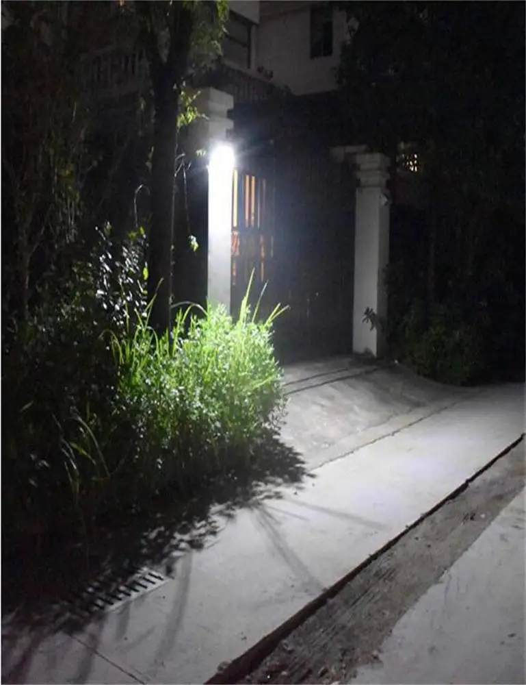 Aluminum Alloy 48LED Solar Wall Lights Solar Security Light With Motion Detector Sensor Outdoor