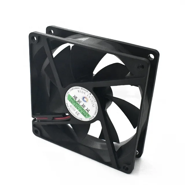 
High Temperature 12v 24v 92x92x25mm Axial DC Fan for Greenhouse Ventilation 