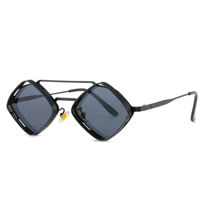 2022 Dropshipping Futuristic 90s 80s Metal Eyewear Women Shades Men Retro Sun Glasses Kabir Singh Punk Steampunk Sunglasses