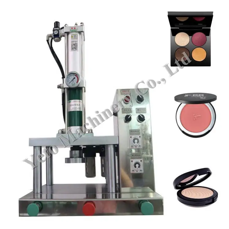 
Yeto Automatic Lab Powder Cosmetic Compact Eye Shadow Blush Pigment Palette Tablet Small Pneumatic Hydraulic Pressing Machinery  (1600155077277)