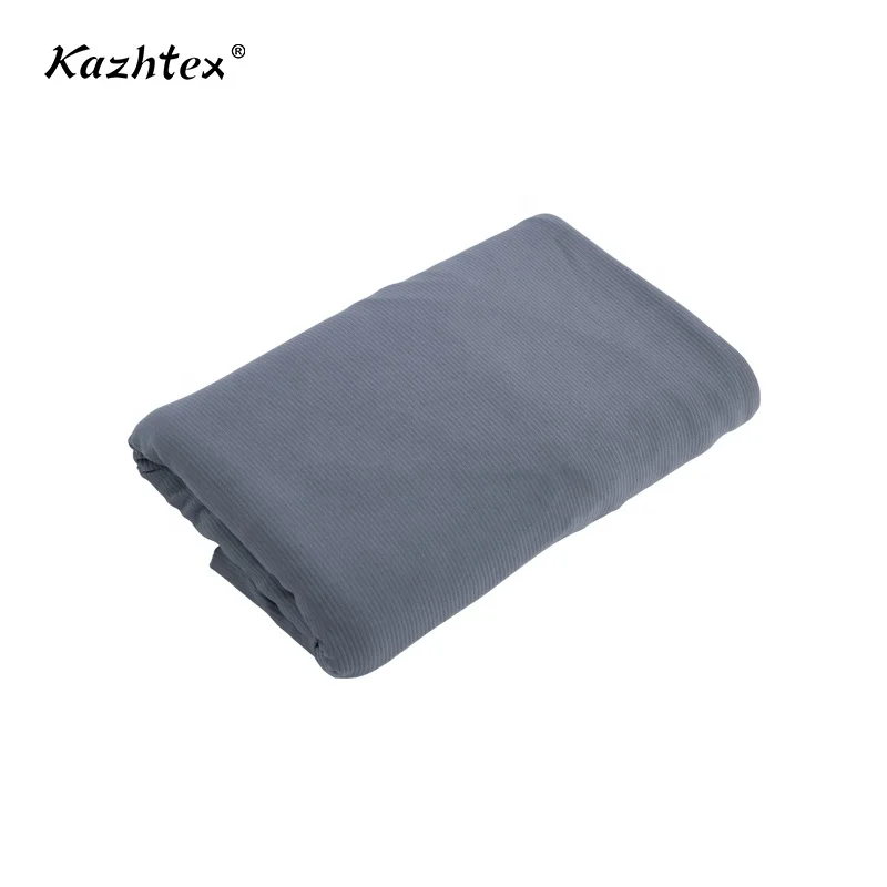 Anti-microbial silver fiber moisture wicking polyester knitted antibacterial fabric