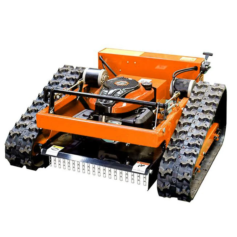 Chinese Automatic Remote Controller rc Radio Control Robot Hillslope Grass Gas Lawn Mowers Mulcher Gasoline