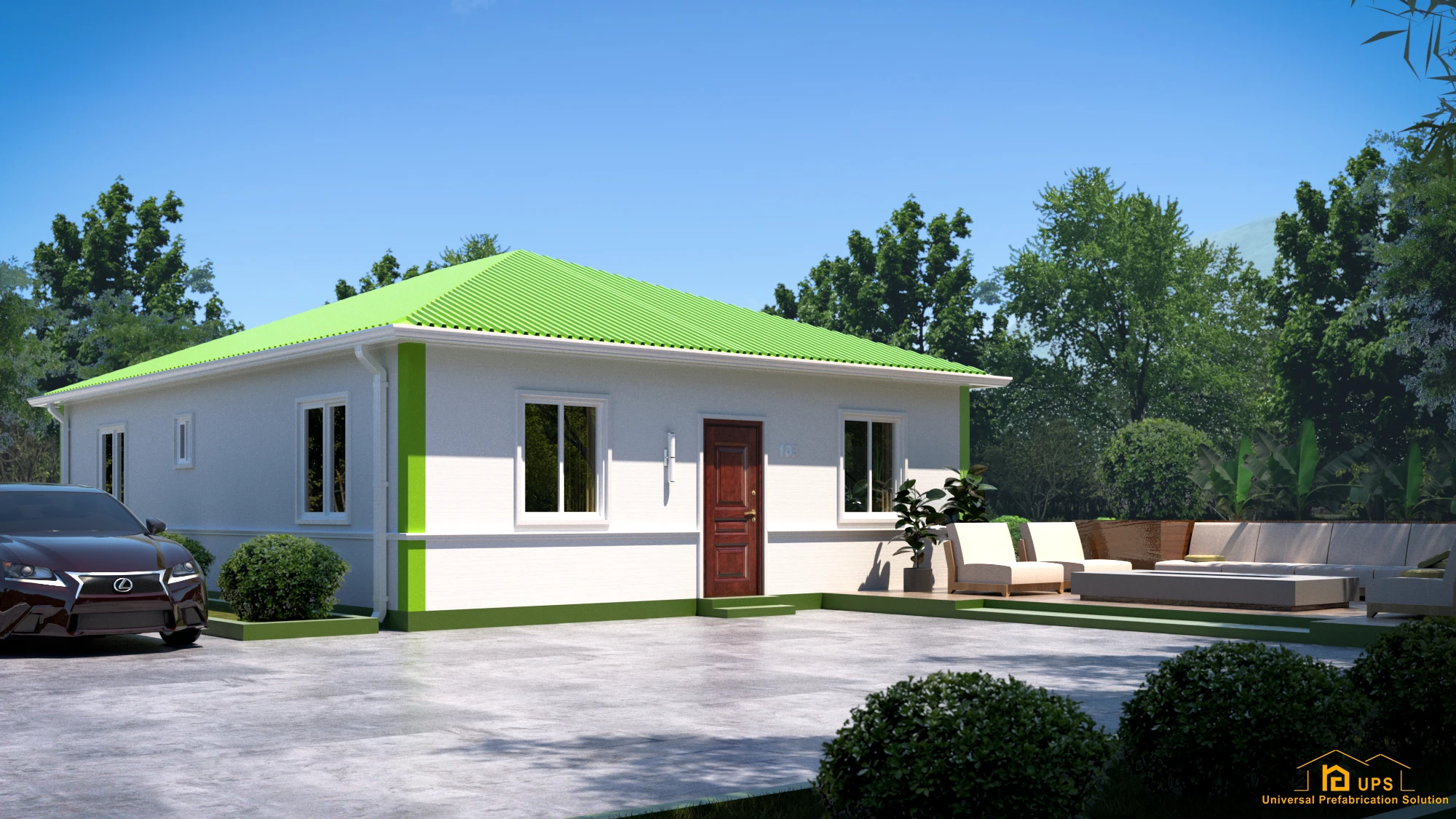 Стандартный современный роскошный сборный дом сделано в Китае