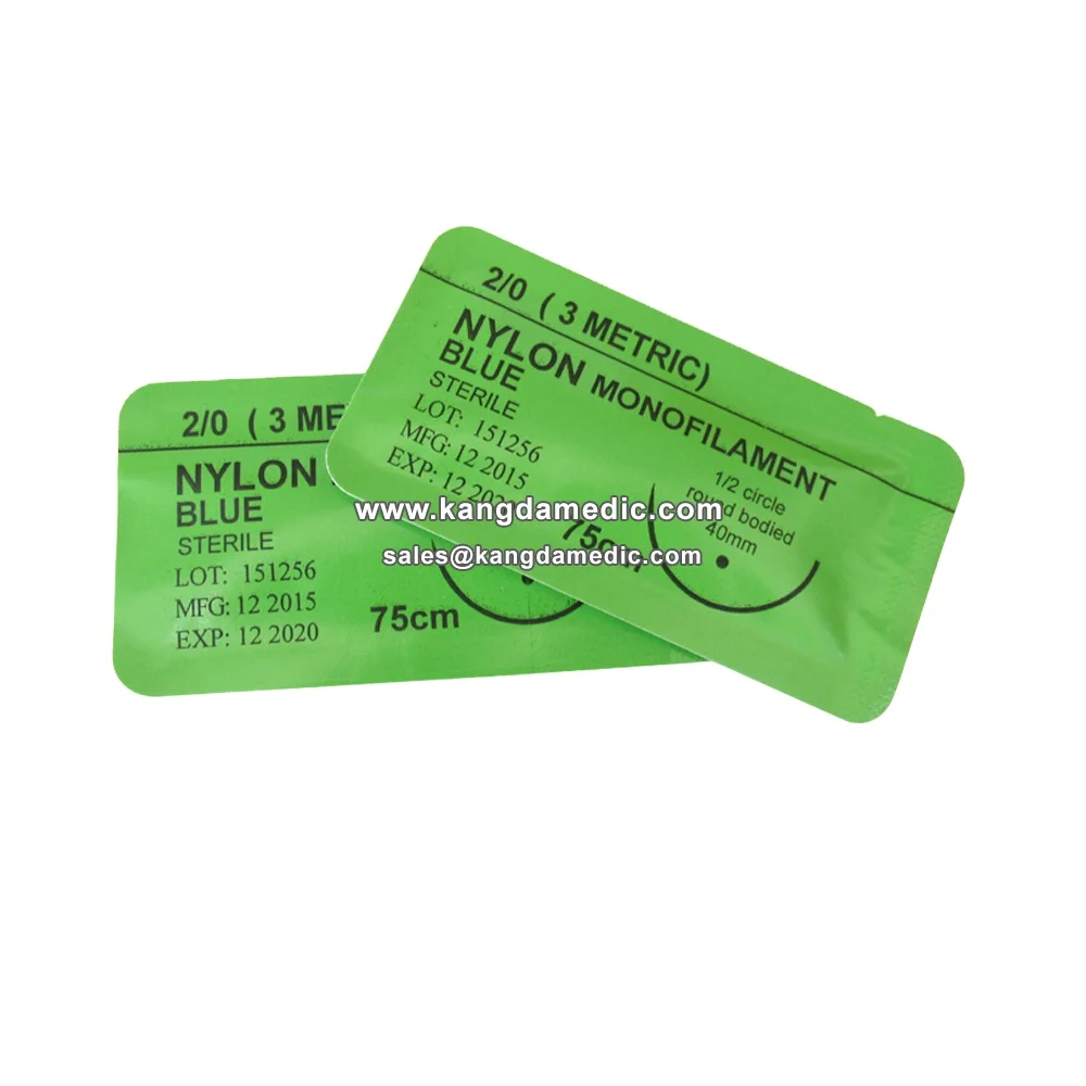 
Manufacturing new style disposable nylon monofilament sutures for medical 