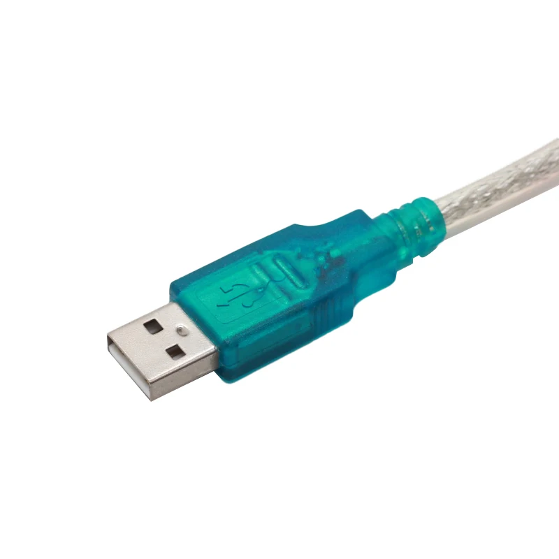 Transparent USB 2.0 TO RS232 Serial DB9 Adapter Converter Cable
