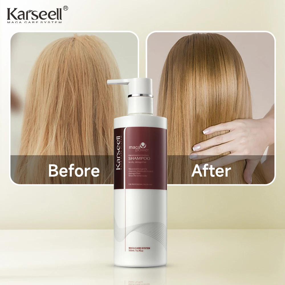 Karseell Sulfate-free Private Label Organic Shampoo Argan Oil Natural Collagen Biotin Hair Growth Shampoo