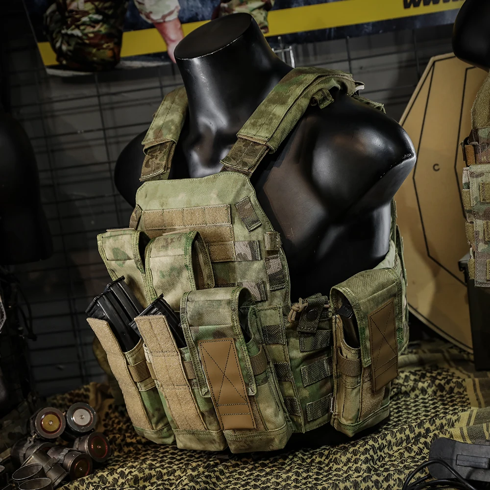 Emersongear 500D Cordura Nylon Camouflage Mag Pouch Multicam Triple Tactical Magazine Pouch For 7.62 Magazine