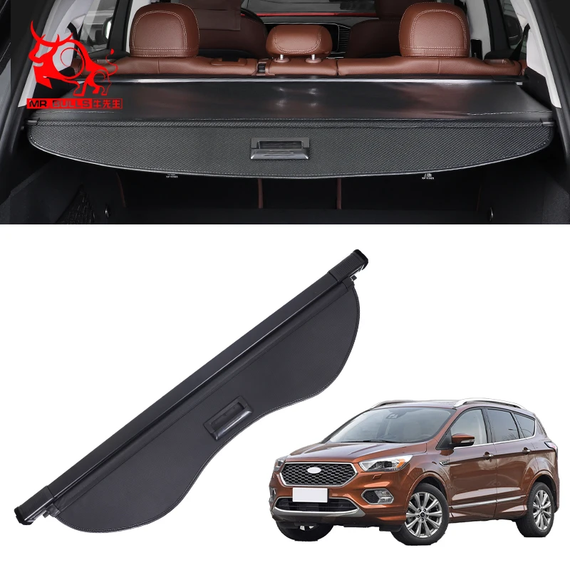 Car Accessories Retractable Rear Trunk Parcel Shelf Blind Luggage Sunshade cargo Cover for Ford 2013-2016 Escape