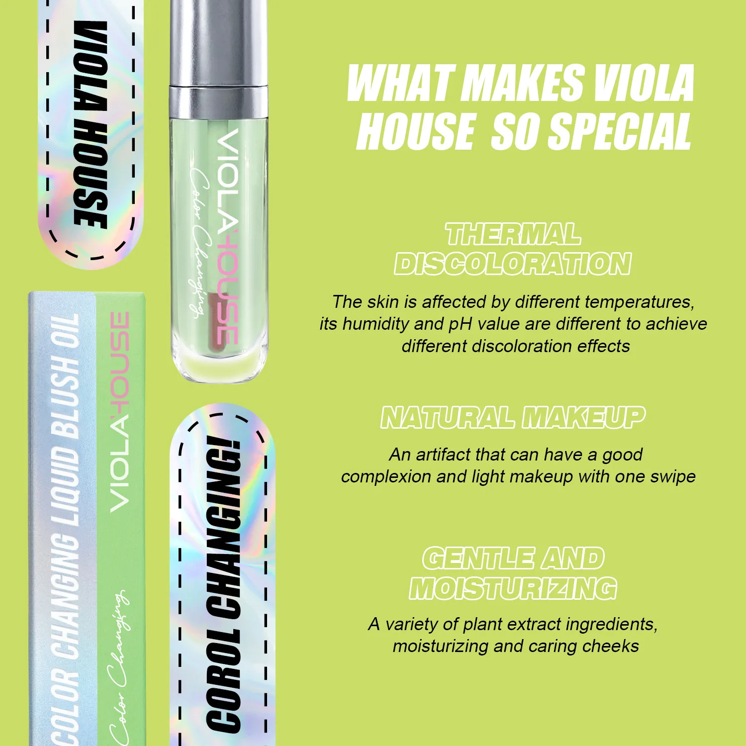 Cosmetics Single Rare Beauty Blush Cheek Blush Tint Blush Stick Pink Blushers Natural Color Changing Liquid Blush Oil