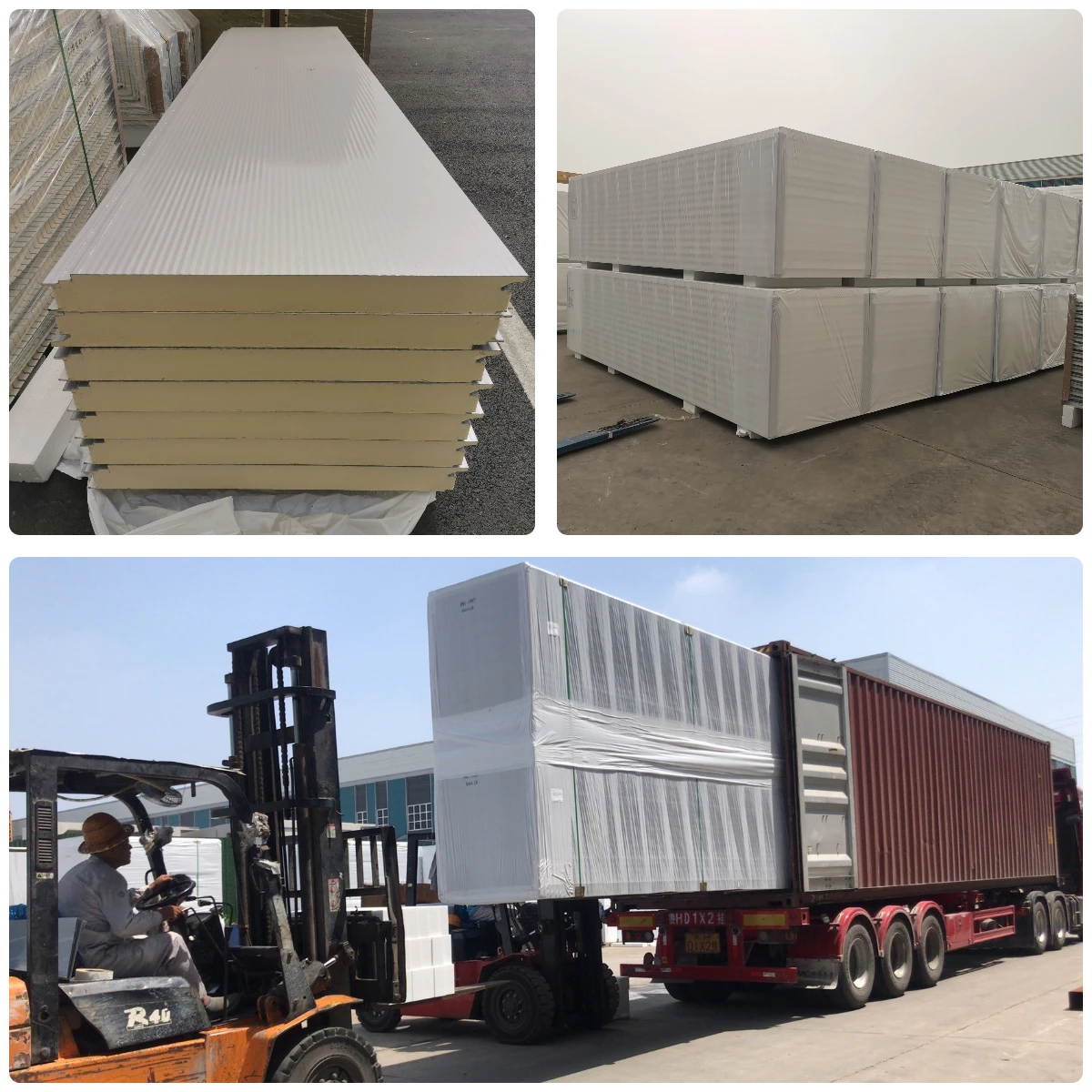 Wholesale Insulated Metal Siding Prefabricated Roof Wool Wall Panel Polyurethane Foam Sandwich Panels