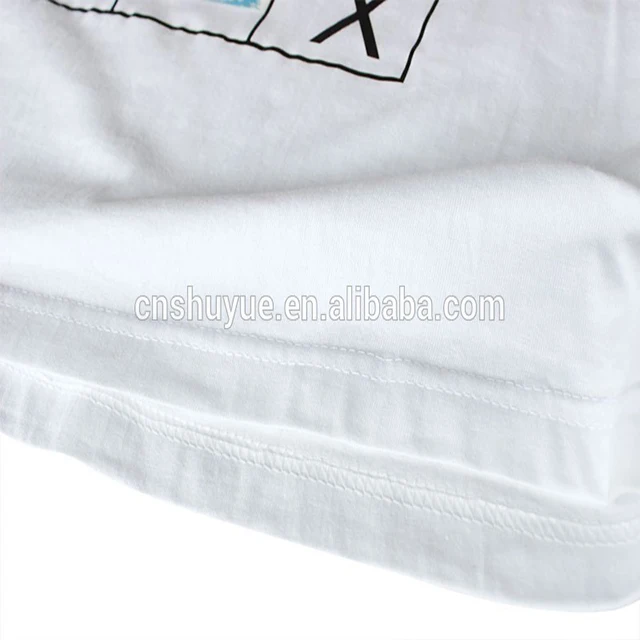 cheap polyester cotton mixed plain white custom printing election t shirt
