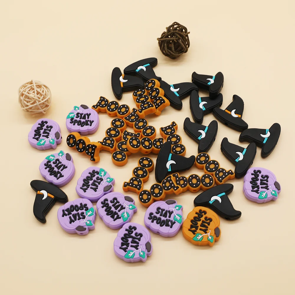 Beads Silicone Nfl American Football Sports Smiley Pen Teether Abacus Alphabet New Focal Silicone Beads