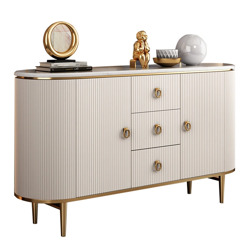 Роскошные высококачественные современные буфетные шкафы в минималистическом стиле, буфетные шкафы с ярким белым светодиодом, деревянный буфетный шкаф