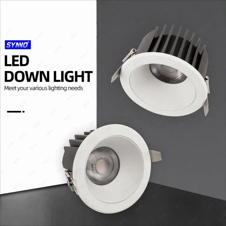 12w 15w 24w Downlight многомощность высокая яркость эффективность освещения внутренний светодиодный светильник утопленный