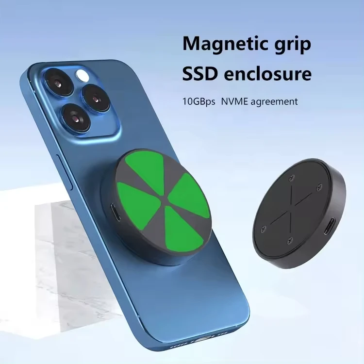 External 10/20GB NGFF/NVMe USB C 3.1 for Laptop/ Mobile Phone Magnetic Hard Drive Enclosure Case Desktop