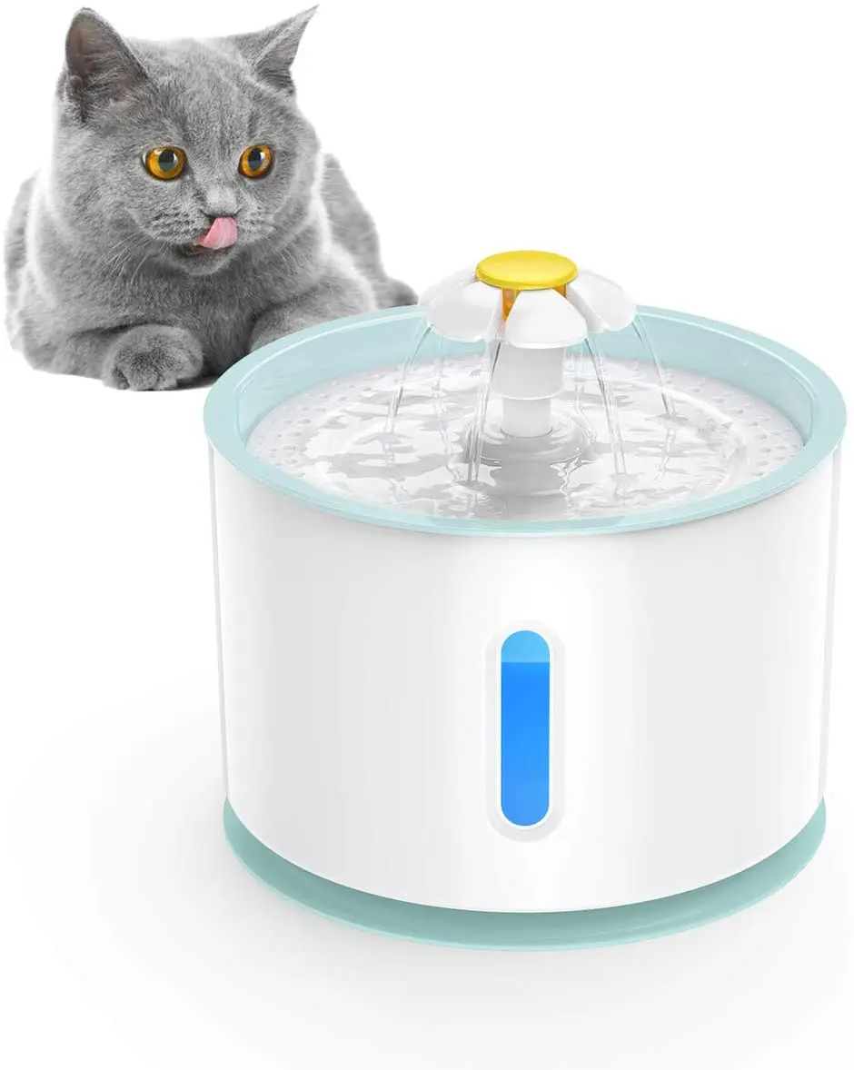 Wholesale  Smar Automatic Pet Drinking Cat Dog Water Fountain Pet Waterer Cat Drinking Fountains