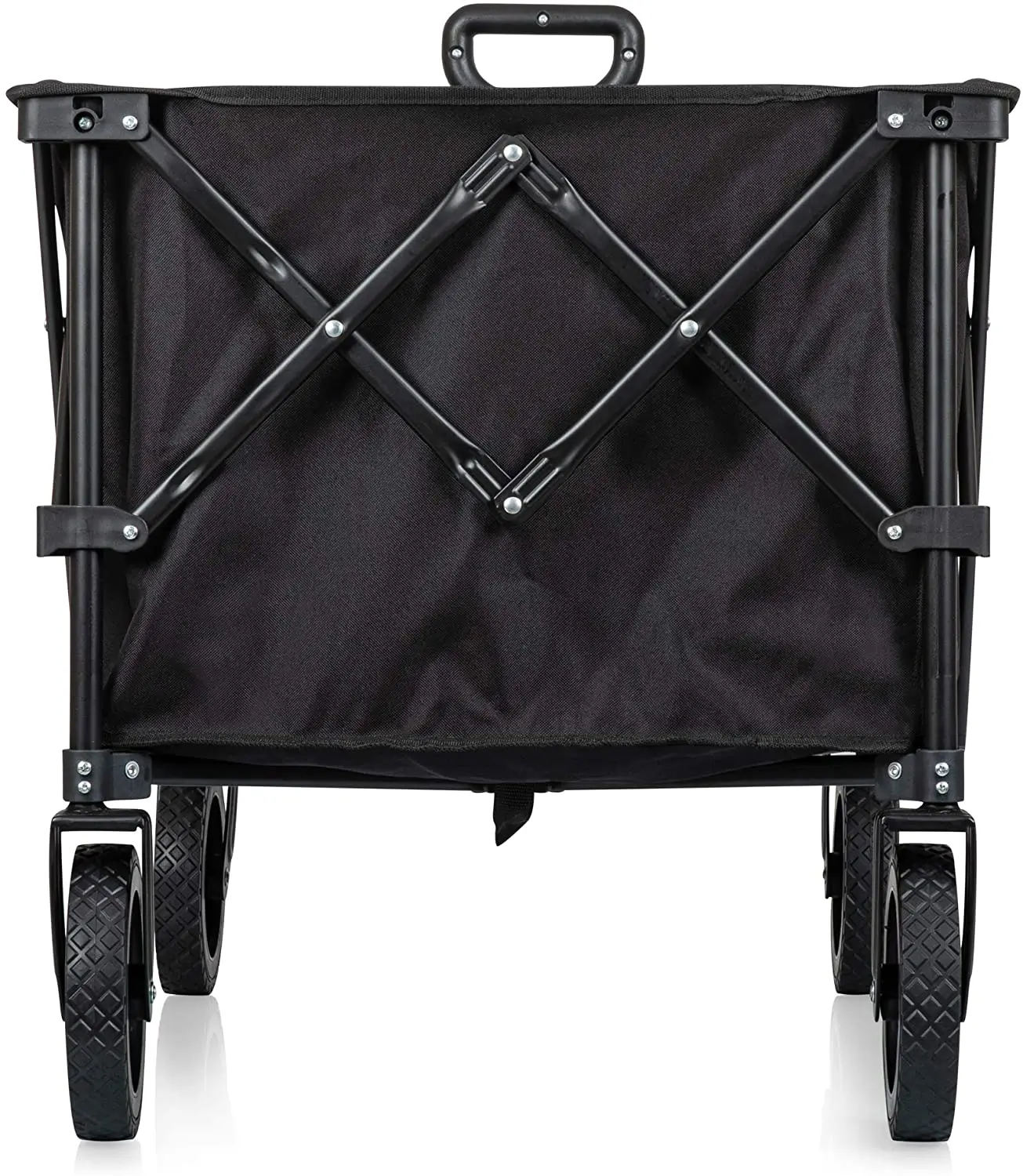 Customized Collapsible Heavy Duty Folding Garden Wagon Utility Trolley Cart Foldable Camping Beach Truck