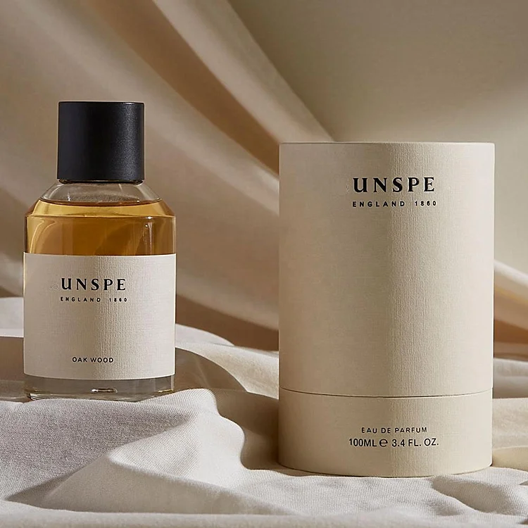 Custom Printed Eco Friendly Recycled Round Paper Box Luxury Candle Gift Boxes Cylinder Perfume Packaging Paper Tube