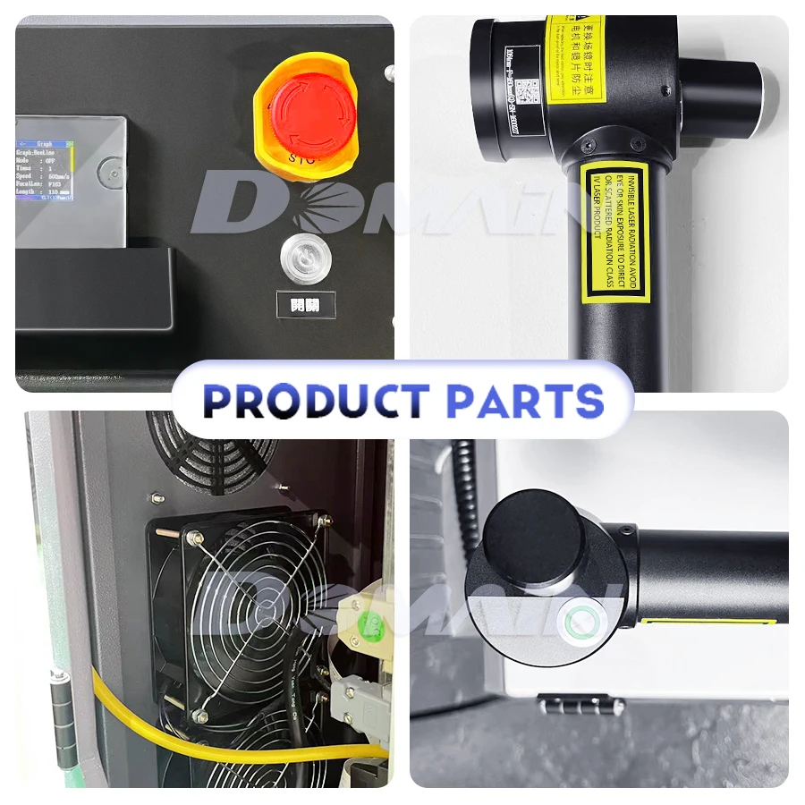 pulse laser cleaning machine 200 w mopa fiber laser cleaning machine multifunctional robotic arm fiber laser cleaning machine