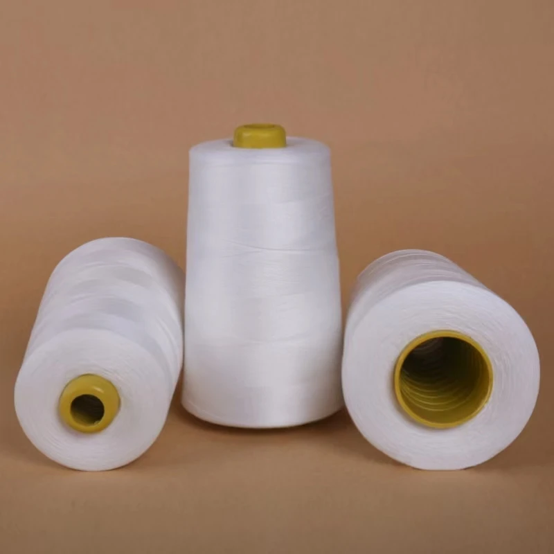 Cheap Price White Polyester Sewing Thread 3000y 402 Sewing Thread Various Color