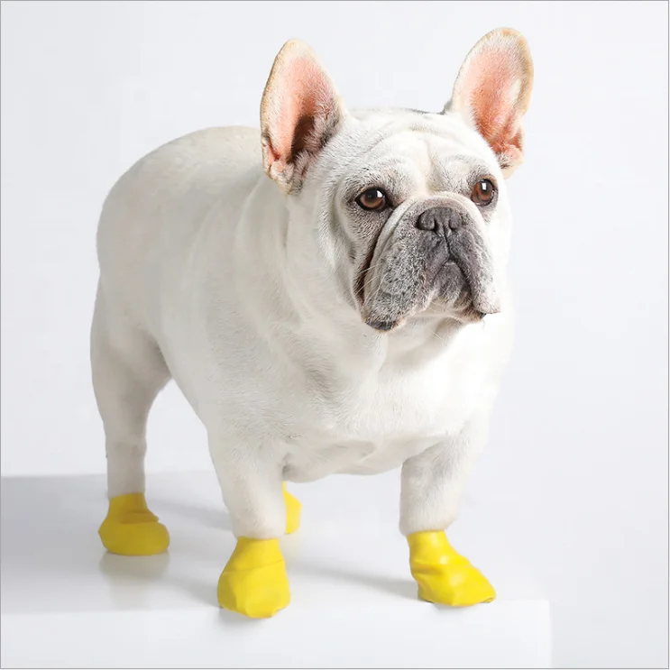 Factory Direct Sales Waterproof Rubber Pet Rain Boots Dog Rain Shoes