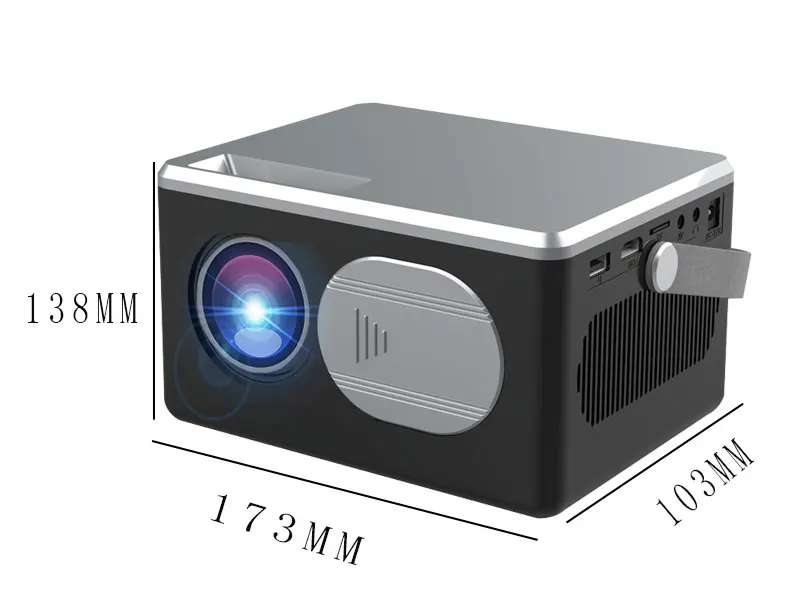 Baolijing BLJ480 Cheap Mini Projector For Home Kids Smart Pocket Cinema Video 2500Lumens Portable handheld  projetctor