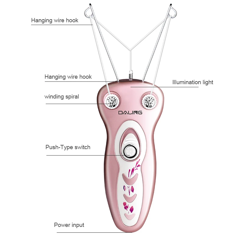 DL-6010 Painless Facial Epilator For Women, Full-body High-quality Electric Shaver