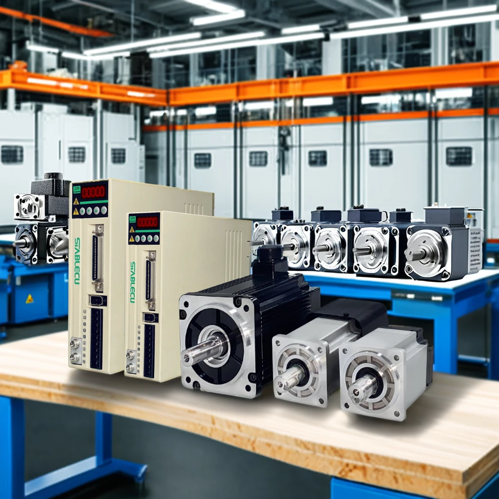 Energy saving 400w 750W 220v AC Servo driver servo motor three phase input servo motor and drive kit 60mm flange 3000rpm 1.27N.m