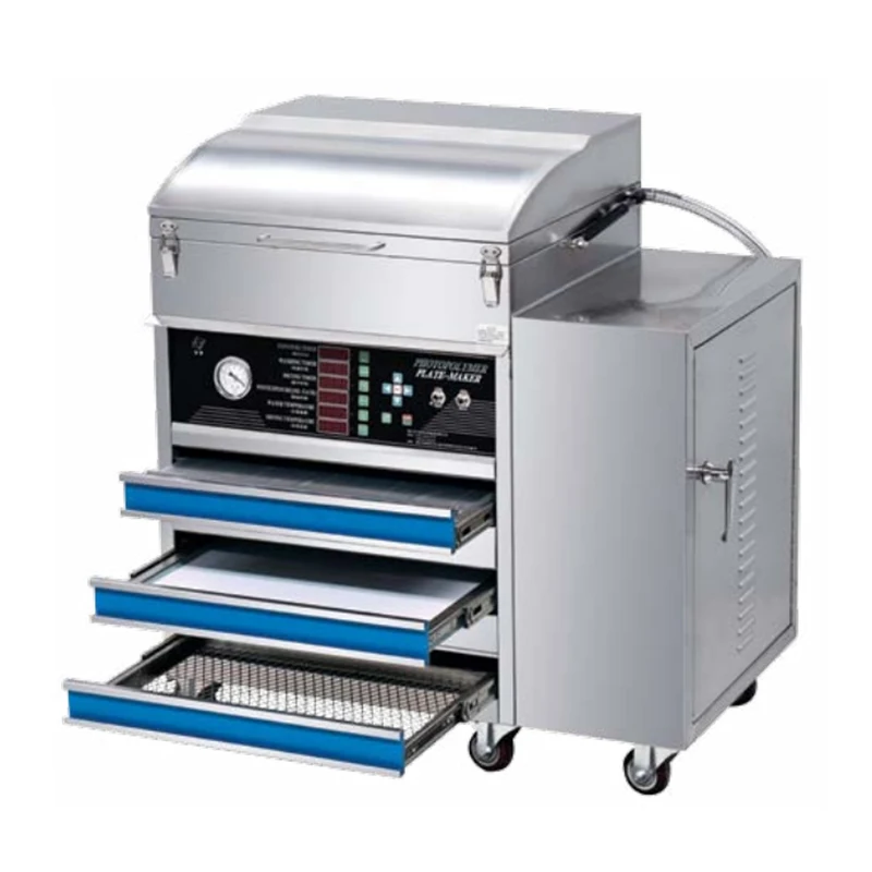 Uv Light Exposure Photopolymer Resin Plate Developing Equipment For Flexographic Print Plate Making