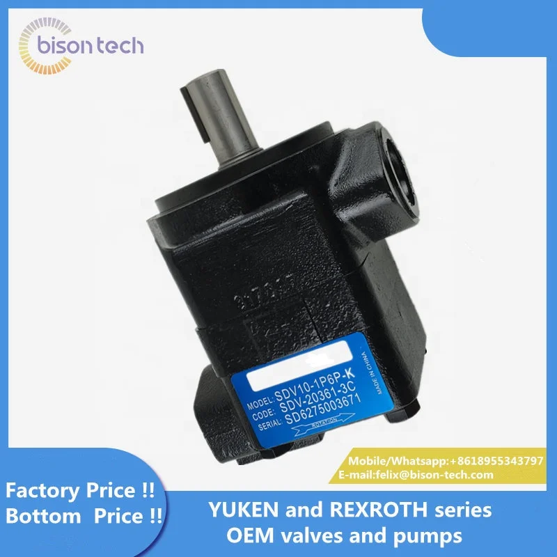 Hydraulic Parker DENISON SDV10 SDV20 SDV2010 SDV2020 single and double pump vane pump