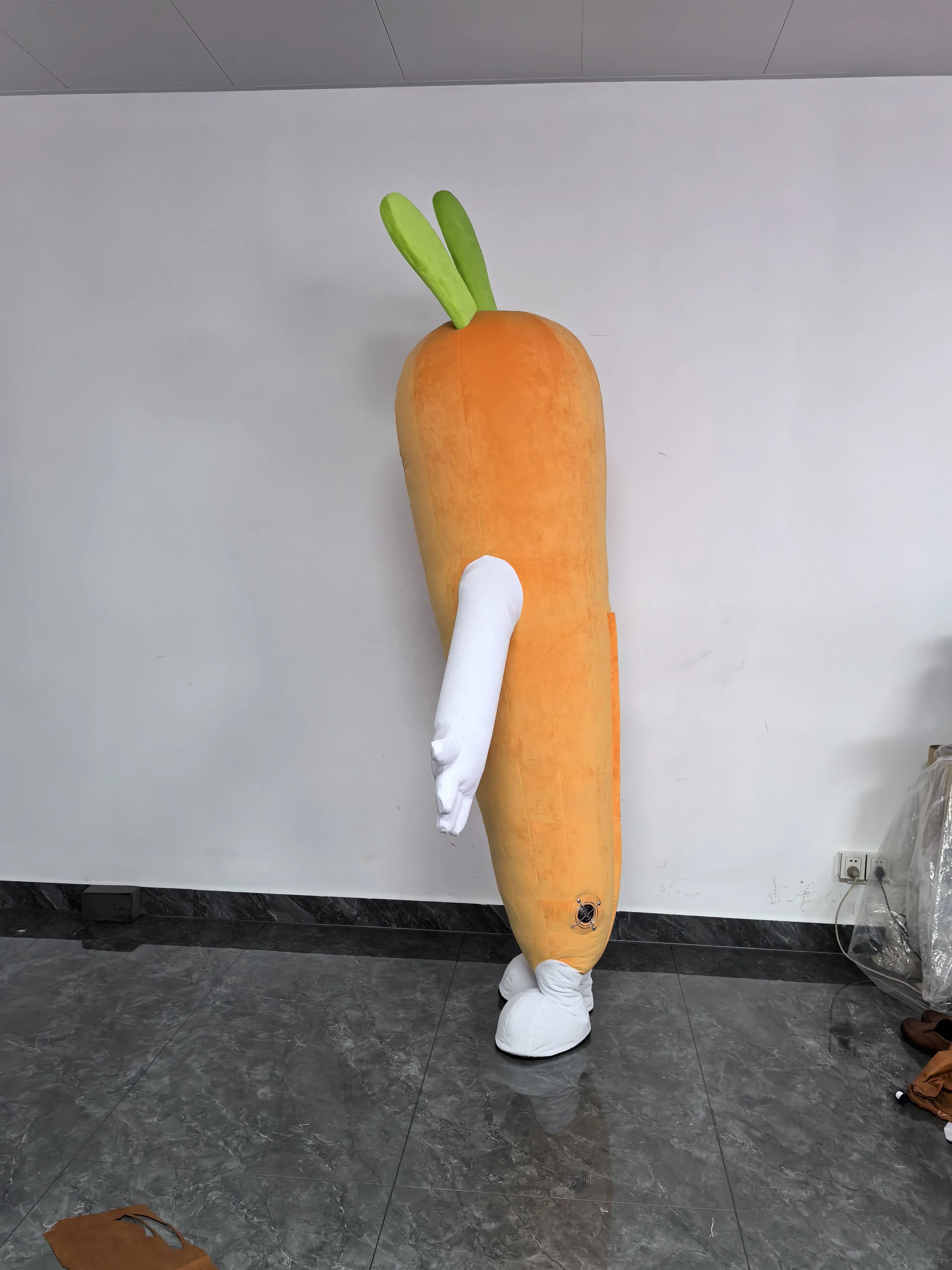 Custom Inflatable Mascot Costumes Character Cartoon Plush Inflatable Carrot Mascot Costumes For Sale For Adults