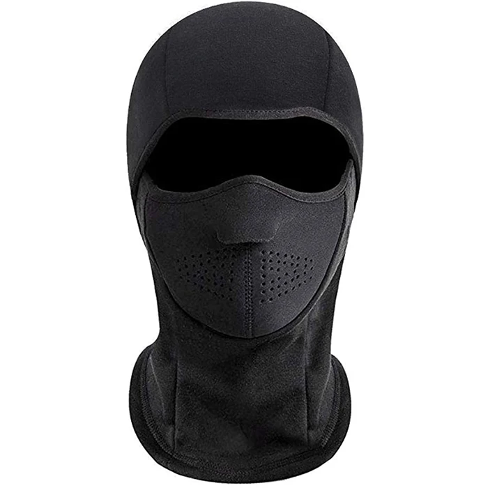 Custom Breathable Mesh Winter Balaclava Ski Mask Thermal Fleece Lined Windproof Motorcycle Balaclava Face Cover Warm Elasticity