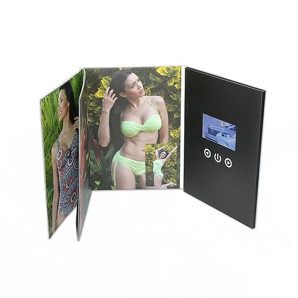 Многостраничная книга для видео брошюры с листами