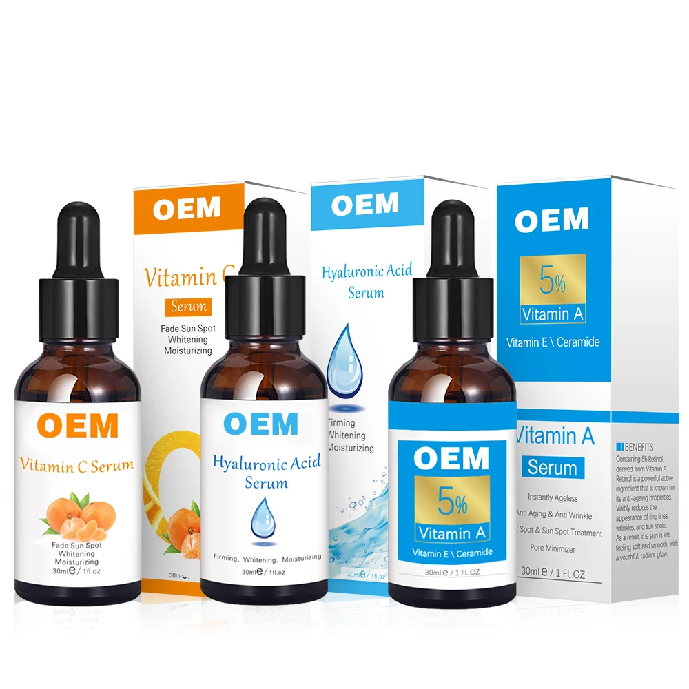 Day and night vegan vitamin a brightening serum anti aging vitamin c serum for women skin