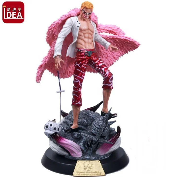Resin crafts OEM resin statues hot scale resin figure sculpture miniature Doflamingo
