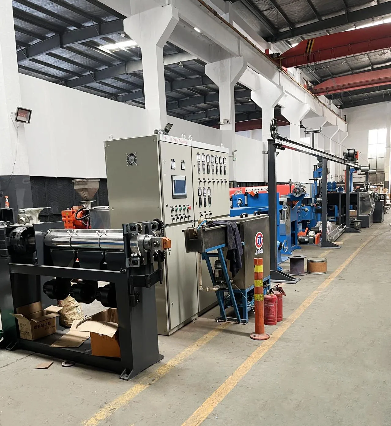 JIACHENG Cat5 and Cat6 Network Lan Cable Extruder Production Line Making Manufacturing Equipment Machine