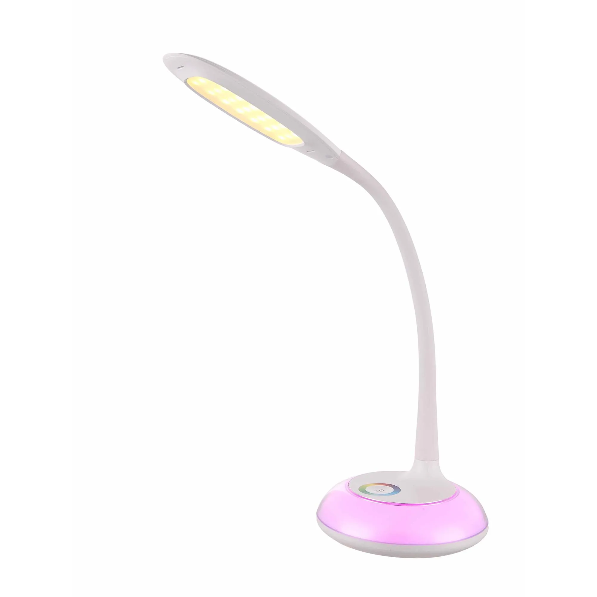 Modern economy fashion style led table lamp with RGB rainbow and stepless dimming led night light desk lamp