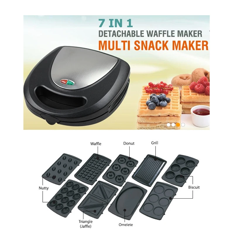 5 In 1 Detachable Sandwich Maker TH-WM79