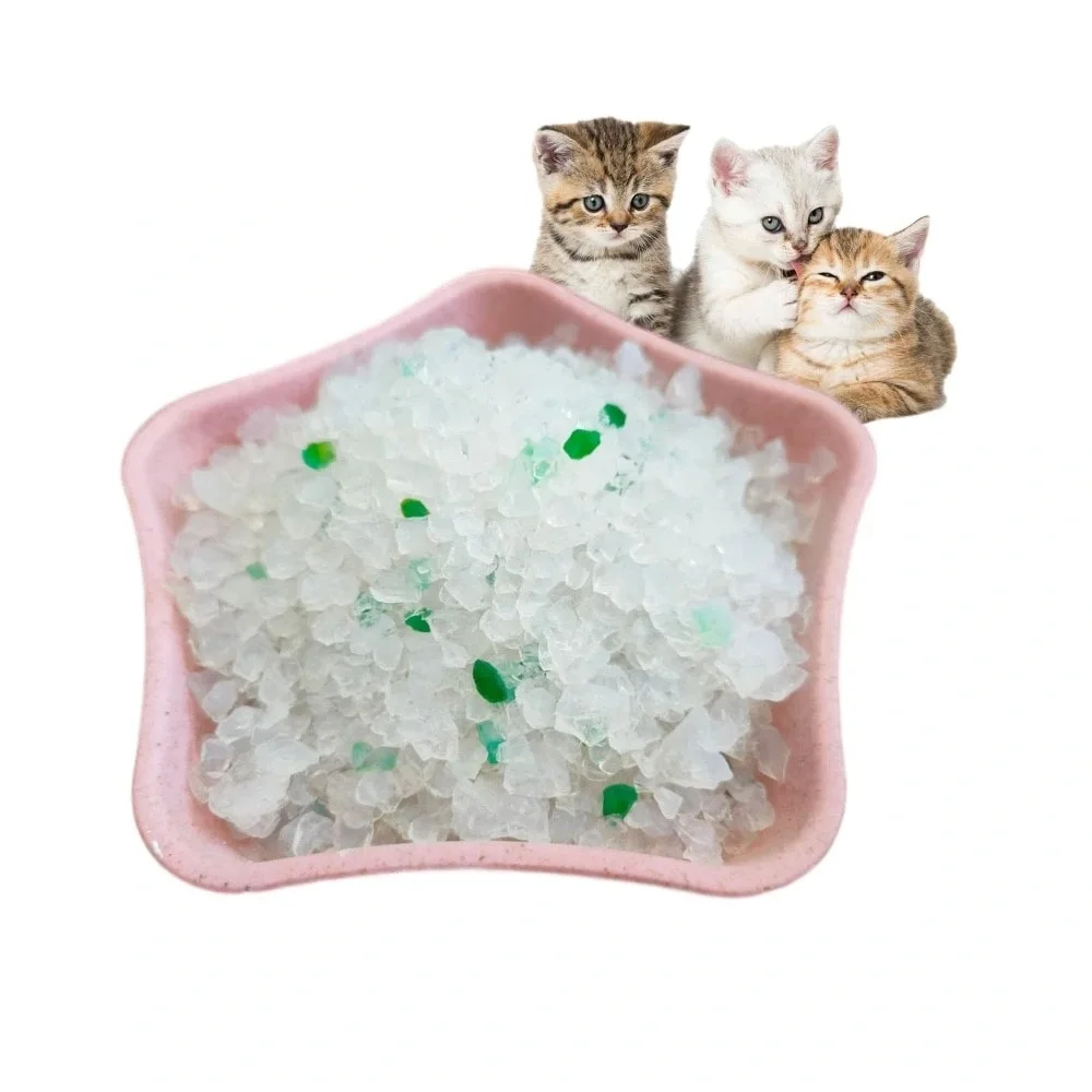 New Product Chinese Manufacturer Wholesale natural cat toilet plant bulk silica gel crystal cat litter