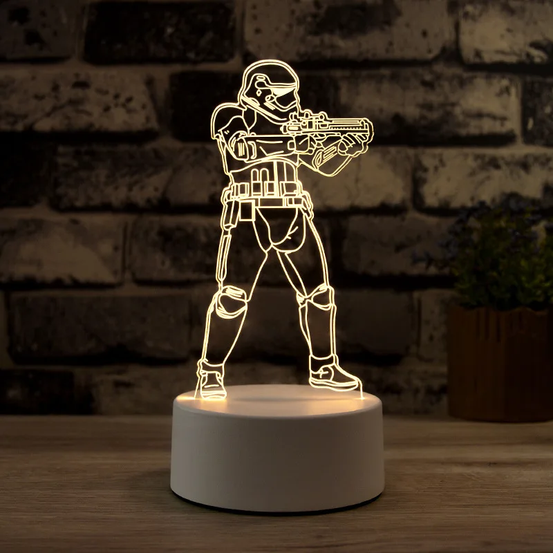 
Factory new design custom made led table lamp night light,3d led table lamp night light Marvel 3d illusion led table lamp 