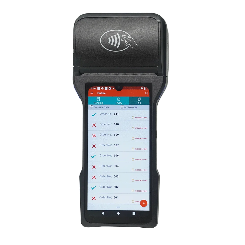 80 мм Термопринтер android 12 pos принтер 6 2 дюймов экран для онлайн-заказа в ресторане печать чеков