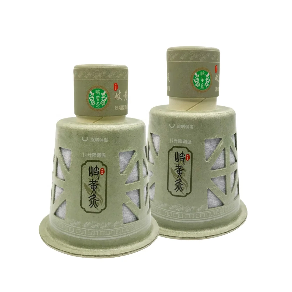 Moxa roll temperature control paper moxibustion cup