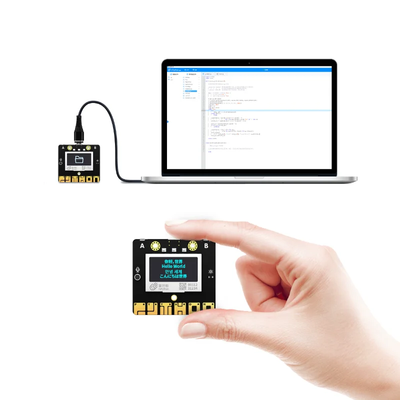2021 Новое поступление IOT ESP32 mPython плата WiFi и BT комплект сенсорная Python образовательная micro bit