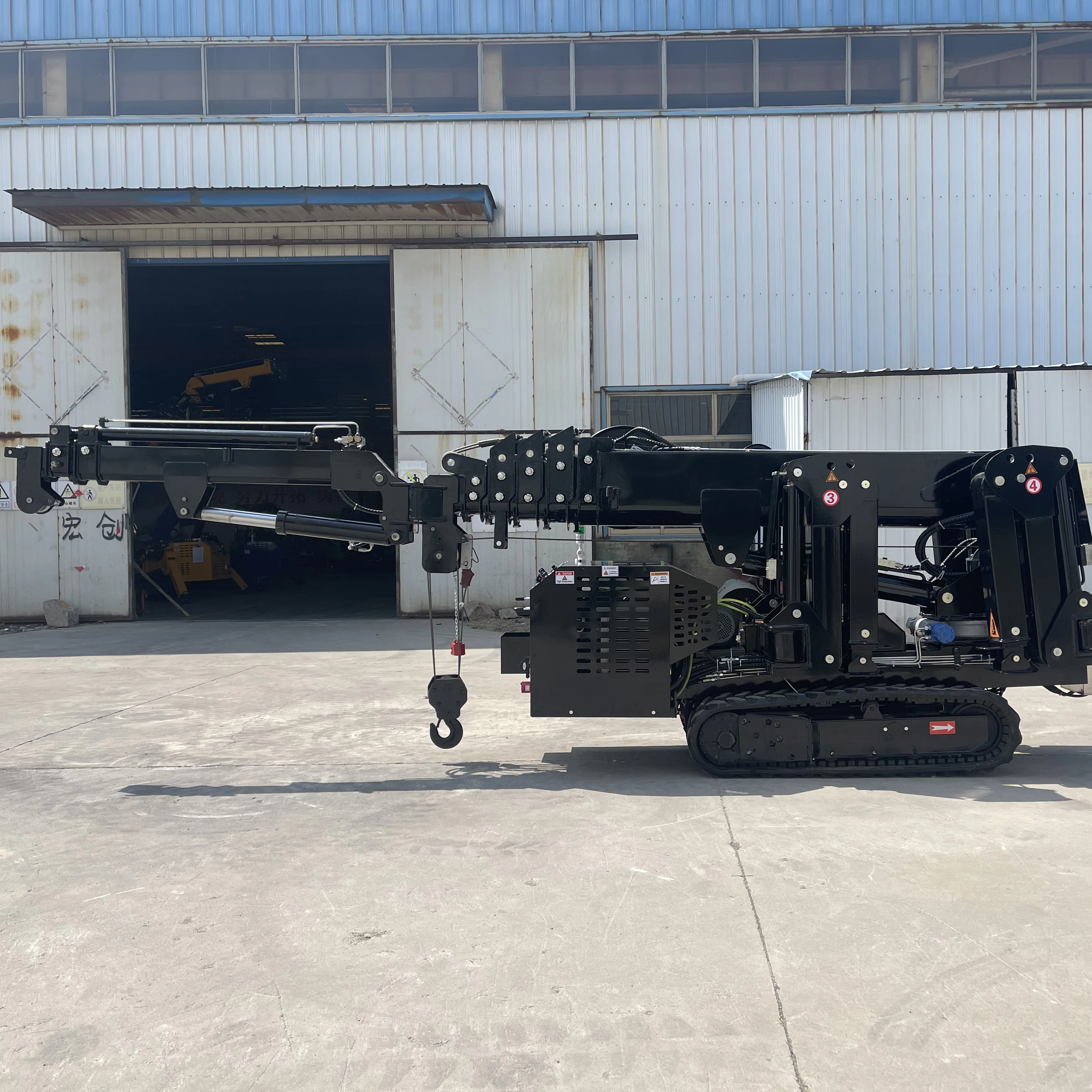 P-015 china price spider 10 ton crawler mobile cranes 8 ton spider crane for sale crawler crane with arm