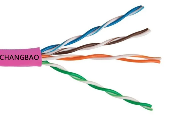 
CHANGBAO High Quality Pvc Jaket Copper Utp cat5e copper communication cables 