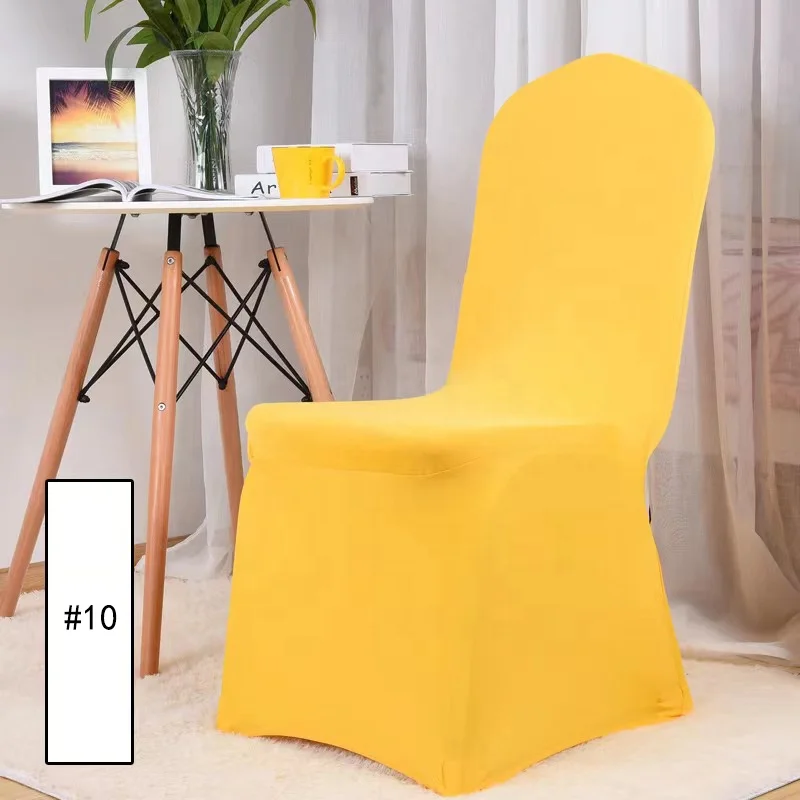 2023 wholesale elastic chair cover white