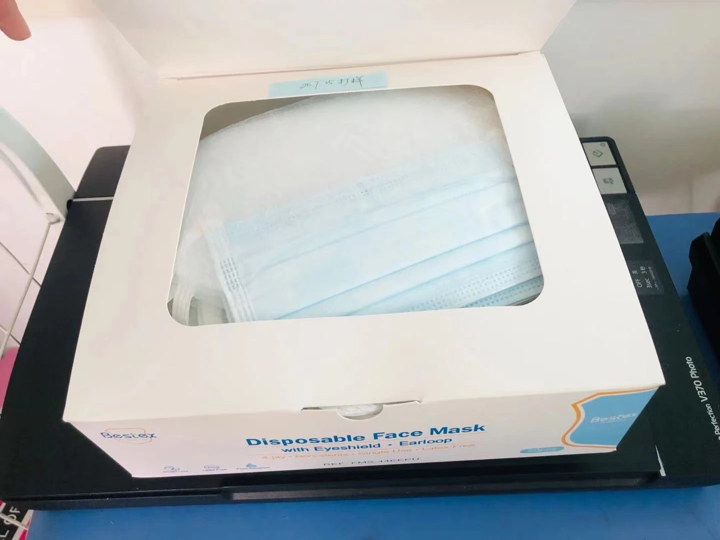 korean face mask High quality low price factory breathable disposable face mask 3ply earloop masks medical facemask with shield